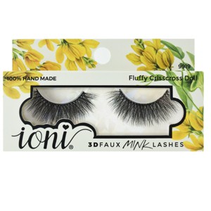 IONI Collector's Premium Edition 3D Faux Mink Lash Fluffy Crisscross Doll (Pack of 6) - 1 of 3