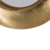 GlasFlength Decorative Wall Mirrors Wall Art Wall Mirror Classic Mirror Decorative Circle Mirror Vanity Mirror for Living Room, Gold, 18.7"*3.9"*18.7" - 4 of 4