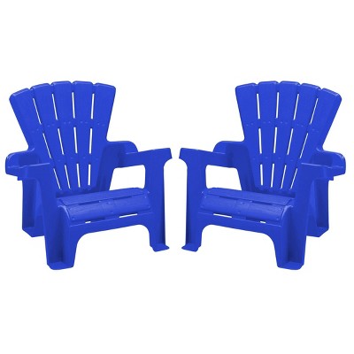 American Plastic Toys Inc. 2pk Adirondack Chair Seating Sets - Blue