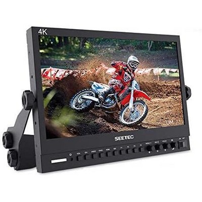 SEETEC P133-9HSD 13.3 Inch 4K HMDI Broadcast Monitor Professional LCD Director Studio Production Monitoring IPS Screen Aluminum Design