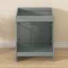 Bath Vanity Cabinet without Top 24 in. W x 21.5 in. D x 33.5 in. H Bathroom Vanity in Sky Grey with Black Handle - 2 of 4