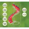 Cascade Wild Bird Feeders Hummingbird Feeder, 16 Port Helical Design, Outdoor Durable Hanging Bird Feed with Mix and Pour Pitcher - 3 of 4
