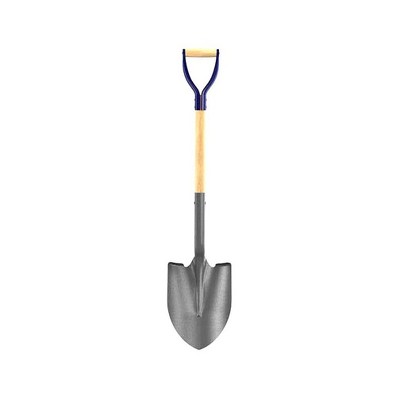 Bon Tool 28-143 Shovel - Round Point Closed Back 27-inch D Wood Handle