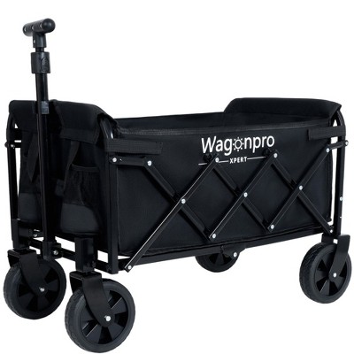 Grungis Expandable Dual-Layer Shopping Cart,Lightweight Grocery Cart with 100% Extra Space,Utility Cart for Camping,Shopping,Sports,Gardening
