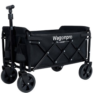 Grungis Expandable Dual-Layer Shopping Cart,Lightweight Grocery Cart with 100% Extra Space,Utility Cart for Camping,Shopping,Sports,Gardening - 1 of 4