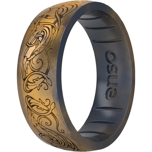 Enso Rings Classic Elements Series Silicone Ring - Gold - 13