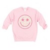 Simply Sage Market S.W.Smiley Floral Smiley Face Sweatshirt - 2 of 4