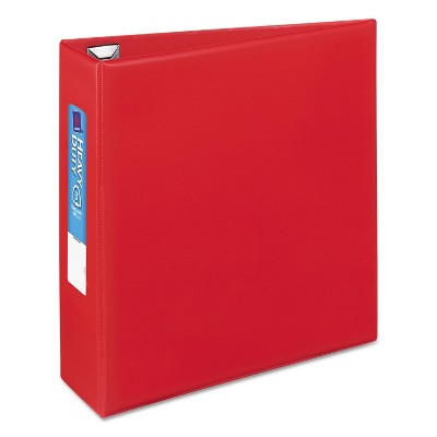 Avery Heavy-Duty Binder with One Touch EZD Rings 11 x 8 1/2 3" Capacity Red 79583