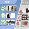 Musment Storage Shelves, 15.35"W x 15.35"D x 62.20"H Closet Organizers and Storage Foldable Metal Shelving Units  for Garage Kitchen - 3 of 4