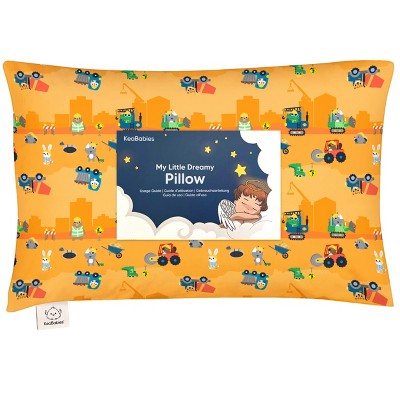 KeaBabies Toddler Pillow with Pillowcase, 13X18 Soft Organic Cotton Toddler Pillows for Sleeping, Kids Travel Pillow Age 2-5
