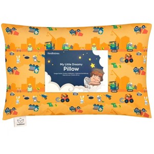 KeaBabies Toddler Pillow with Pillowcase, 13X18 Soft Organic Cotton Toddler Pillows for Sleeping, Kids Travel Pillow Age 2-5 - 1 of 4