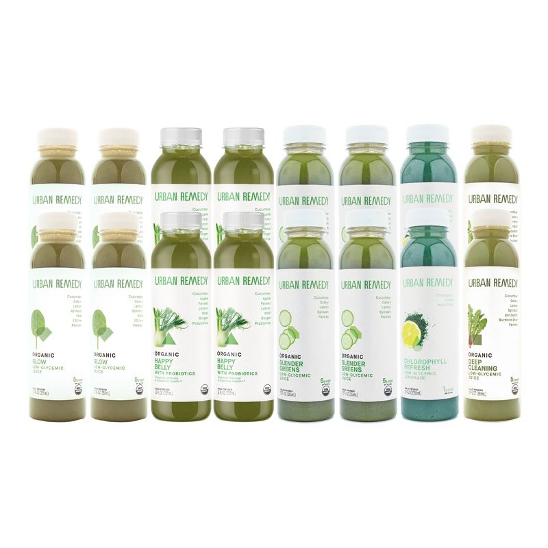 Urban Remedy Organic Super Green Juice Cleanse &#8211; 16ct/12 fl oz, 1 of 4