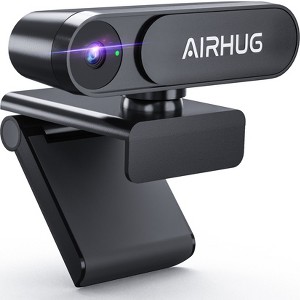 HANPURE Webcam No Mic with Privacy Cover, USB Web Cam for Computer and Laptop Plug & Play, Web Camera Without Audio, 78° Wide-Angle, 2K - 1 of 4