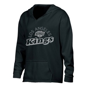 NHL Los Angeles Kings Women's Dark Fleece Hooded Sweatshirt - 1 of 3