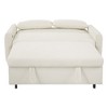 DOMETOUR Modern 57.5 Inch Pull-out Sofa Bed Convertible Sleeper for Living Room Bedroom, Futon Loveseat Couch with 2 Pillows and USB Ports - 3 of 4