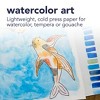 Strathmore 200 Series Watercolor Pad, Tape Binding, 15 Sheets, 9x12 inch, Pack of 3 - 4 of 4