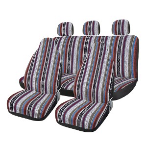Unique Bargains Universal Car Colorful Blanket Bucket Seat Pad - 1 of 4