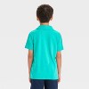 Boys' Short Sleeve Polo Shirt - Cat & Jack™ - 2 of 3
