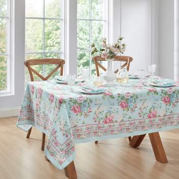 Vintage Floral Garden Tablecloth - Elrene Home Fashions