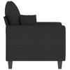 vidaXL Sofa Chair Black 23.6 in. Fabric - 4 of 4