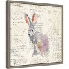 Amanti Art Into the Woods I no Border (Hare) by Emily Adams Canvas Wall Art Print Framed 16-in. x 16-in. - 3 of 4
