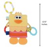 Sesame Street Big Bird Tug & Tag 10" Inch Plush Sensory Soft Activity Teether Toy - 3 of 4
