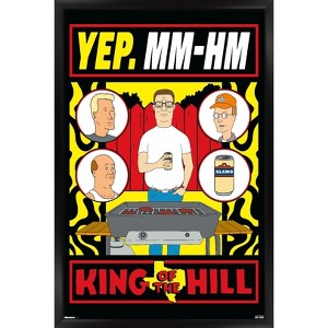 Trends International King of the Hill (1997) - Alamo Beer Backyard Crew Framed Wall Poster Prints - 1 of 4