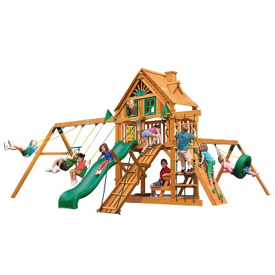 little tikes treehouse swing set target