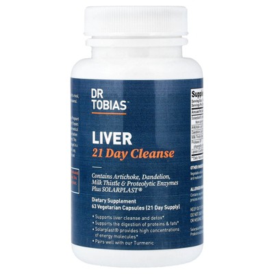 Dr. Tobias Liver 21 Day Cleanse, 63 Vegetarian Capsules
