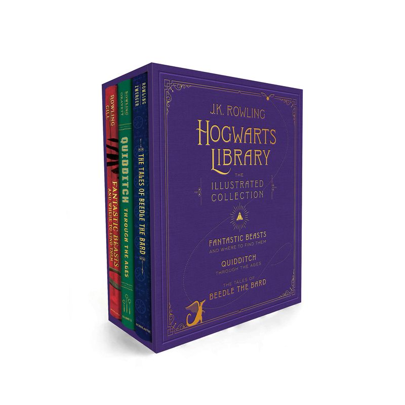 Hogwarts Library: The Illustrated Collection - by  J K Rowling (Mixed Media Product), 1 of 2