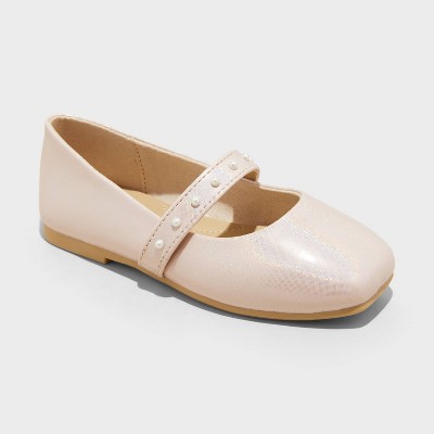 Toddler Girls' Elle Ballet Flats - Cat & Jack™ Blush