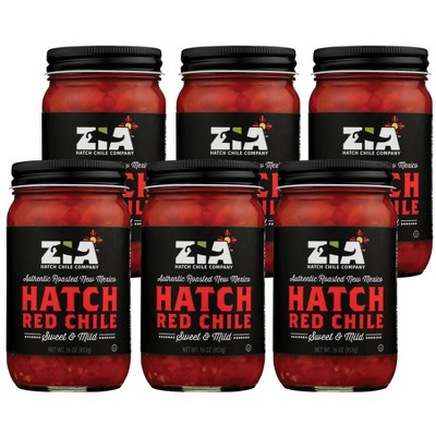 Zia Hatch Chile Company Hatch Red Chile Sweet & Mild - Case of 6/16 oz