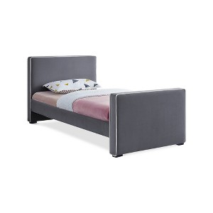 Meridian Furniture,Dillard Velvet Bed - 1 of 4