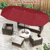 Tangkula 13 FT Double-sided Patio Umbrella Outdoor Large Twin Size Umbrella - 4 of 4