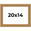 PosterPalooza | Contemporary Gold Picture Frame - UV Acrylic, Backing Board, Hanging Hardware Included - 2 of 4