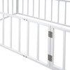 Okak Bed Guard Rails Bed Rail for Kids Bed Side Rails Baby Bedrail Guard with Fence and Door for Twin Full Size Bed - 3 of 4