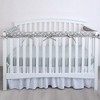 Biloban- 3 Pieces Reversible Crib Rail Covers, Crib Rail Guard, Crib Rail Protectors, Crib Rail Teething Guard, Set of 3, Star - 2 of 4
