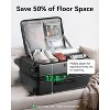 LUGGEX Luggage Sets 2 Pieces, Expandable 20 Inch Carry On Luggage and 28 Inch Checked Suitcase with Front Opening, Set of 2 (20/28), Silver Grey - 3 of 4