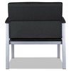 Alera Alera metaLounge Series Bariatric Guest Chair, 30.51" x 26.96" x 33.46", Black Seat, Black Back, Silver Base - 4 of 4