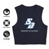 Women's University of San Diego Distressed Primary Logo Sleeveless Crop Top Tank - 4 of 4