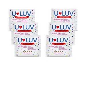 U-LUV Foods Birthday Cake Cookies 6 PACK - 1 of 4