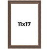 PosterPalooza | Elegant Brown Picture Frame - UV Acrylic, Foam Board Backing, Hanging Hardware - 2 of 4