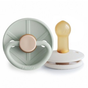 FRIGG Little Viking Natural Rubber Pacifier 2-Pack - 1 of 4