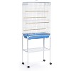 Prevue Pet Products 447 Bird Cage Stand for 26" x 14" Base Flight Cages, White - 4 of 4