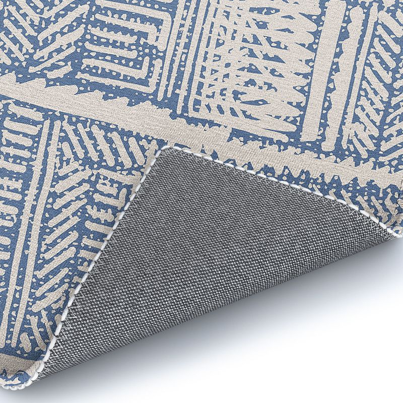 Holli Zollinger Almah Grasscloth Blue 2’ x 3' Rug - Deny Designs, 2 of 4