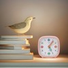 REGALWOVEN Plastic Battery Powered Analog Square Alarm Clock 4.1"L x 1.8"W x 4.1"H 1 Pc - 2 of 4