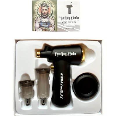 I Love Being a Barber Cordless Airbrush Hair Dryer-Hair Enhancer for Beard & Lineup-