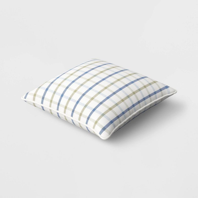 Woven Grid Square Throw Pillow - Threshold™, 3 of 7
