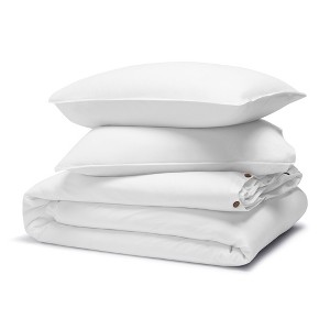 Artisan Wash Boho 100% Cotton Crisp Percale Duvet Cover Set by Blue Nile Mills - 1 of 4