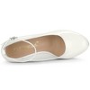 Allegra K Women's Platform Ankle Strap Chunky Heel Mary Janes Pumps - 4 of 4